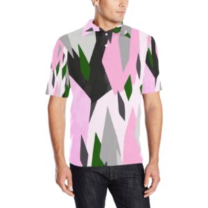 Men's All Over Print Polo Shirt