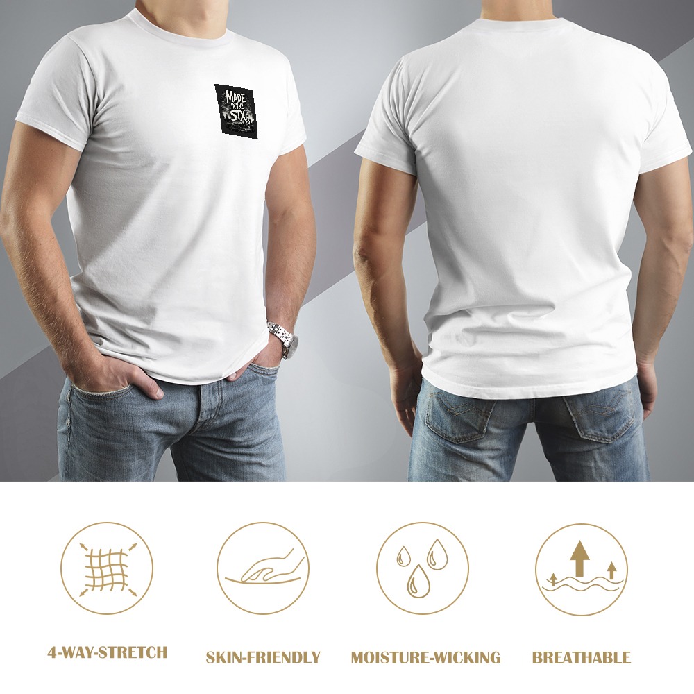 Made In the Six Men's T-shirt 100% cotton - Image 6