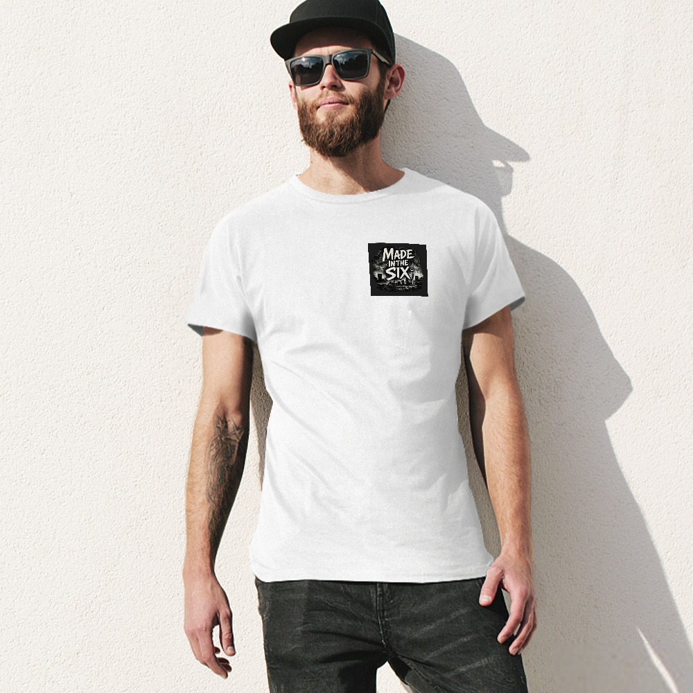 Made In the Six Men's T-shirt 100% cotton - Image 2