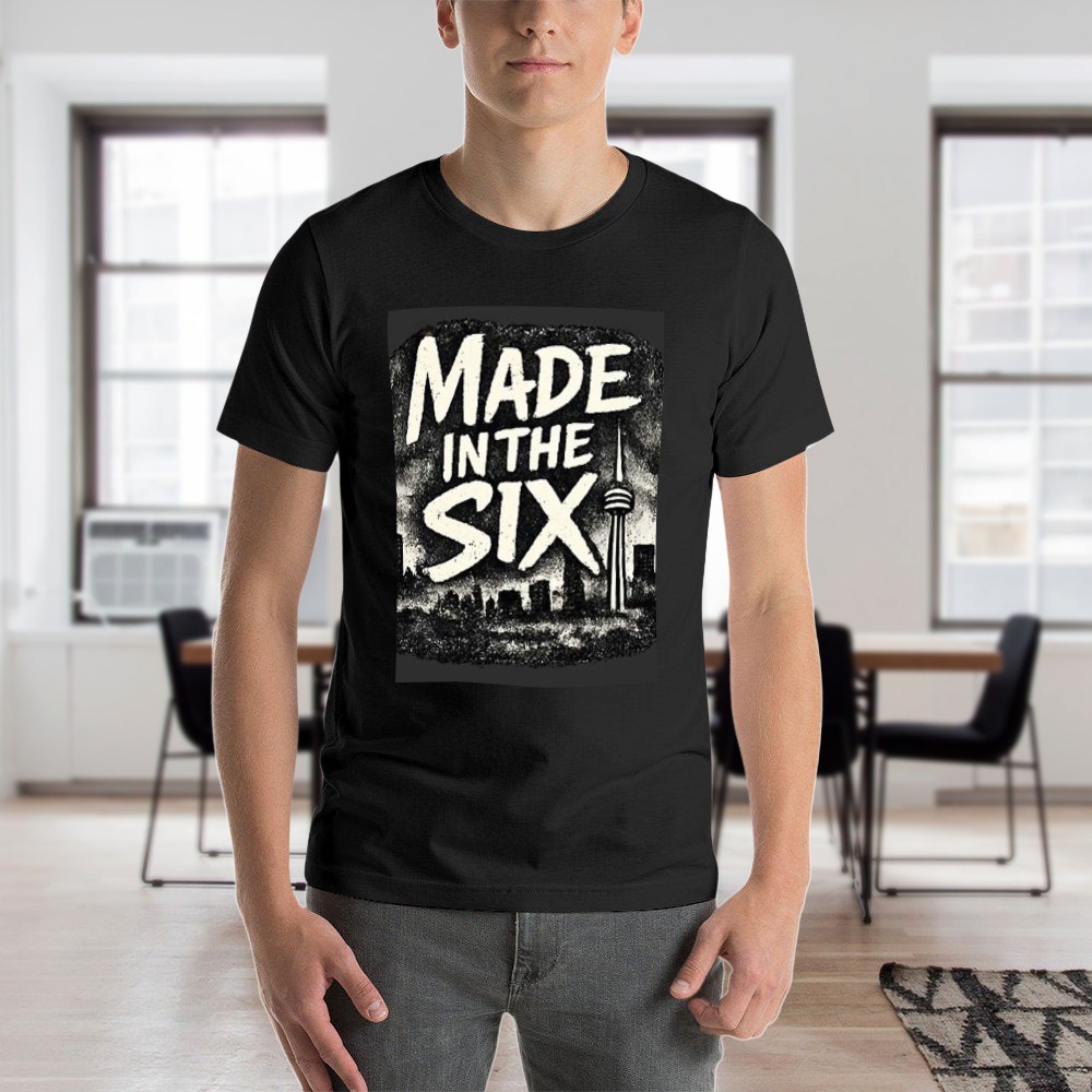 Made In The Six New Men’s Short Sleeve T-Shirt | Toronto 6ix Streetwear Tee - Image 6