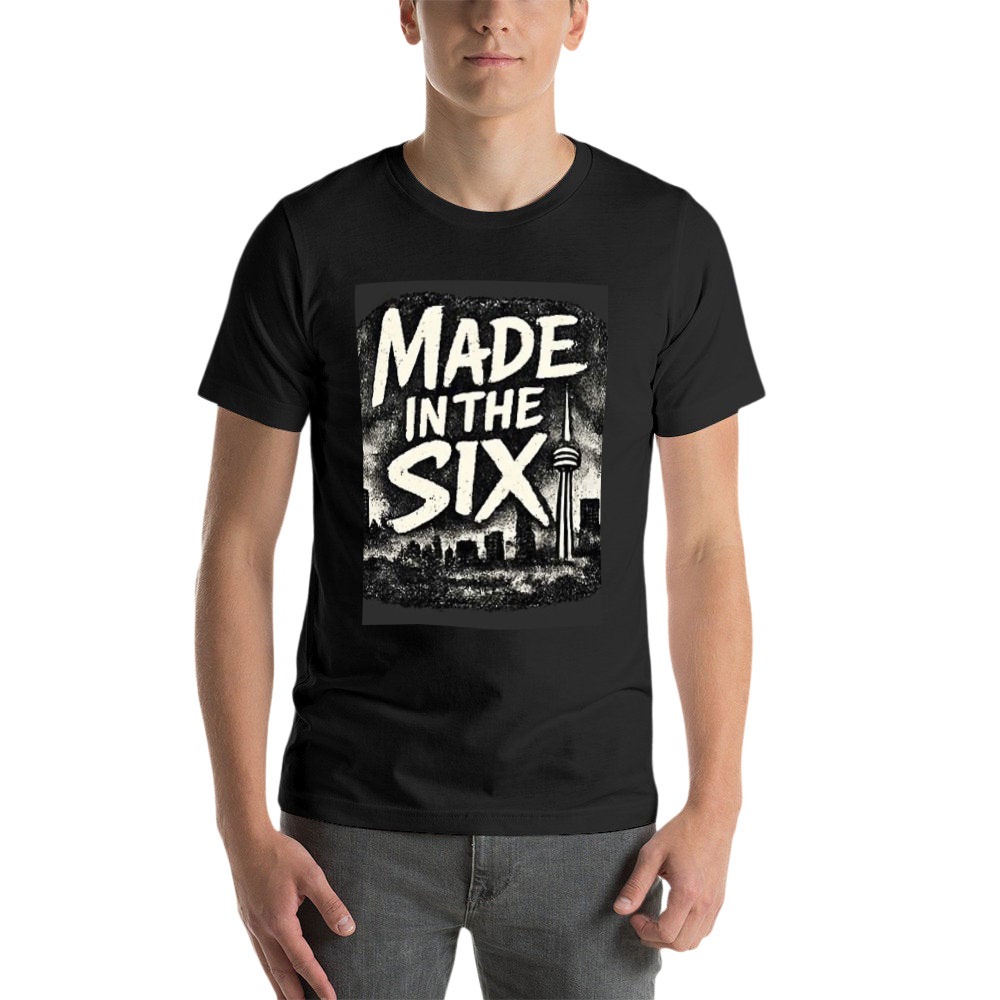Made In The Six New Men’s Short Sleeve T-Shirt | Toronto 6ix Streetwear Tee - Image 5