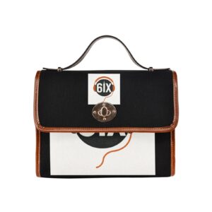 Waterproof Canvas Bag-Brown (All Over Print) (1641)