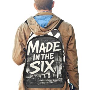 6ix fabric backpack | Toronto souvenir backpack